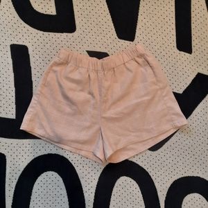 Brandy Melville plaid pink lounge shorts